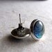Northern Lights 10mm Silver Post Earrings