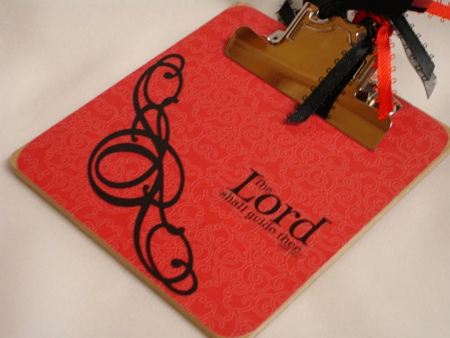 POST It NOTE magnetic CLIPBOARD Scripture Swirl
