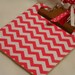 POST It NOTE magnetic CLIPBOARD Hot Pink Chevron