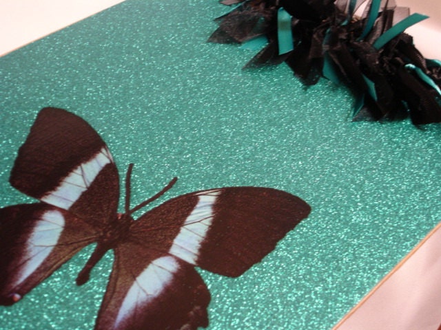 BUTTERFLY CLIPBOARD and NOTEPAD set