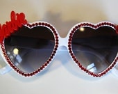 Barbie Sweetheart White Sunglasses Accessory Sunnies Cute Kawaii Lolita Retro by Cutie Dynamite
