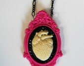 Precious Heart Anatomical Cameo Necklace Jewelry by Cutie Dynamite Lolita Cute Kawaii Deco Girly Feminine
