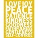 8x10 Print - Fruit of the Spirit - Yellow