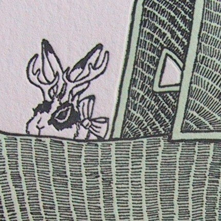 Baby Jackalope out for an amble round the Park