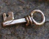 Little Key Charm in Sterling Silver