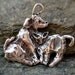 Cat and Dog Charm in Sterling Silver