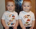 Age or Initial Shirt For Boy long or short sleeve up to size 10