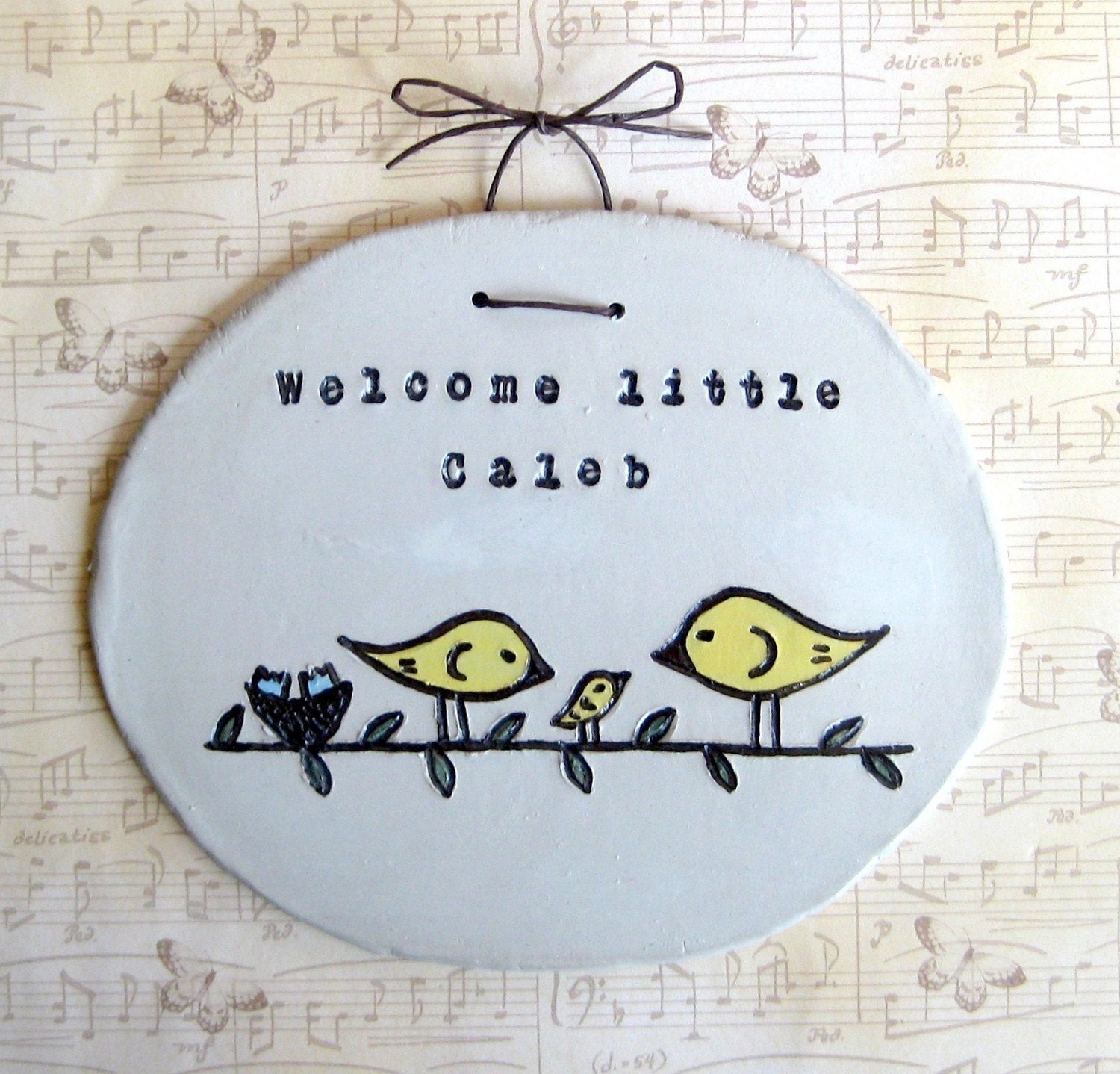 Welcome Little One Wall Hanging