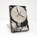 Clock made from a Computer hard drive