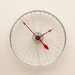 Clock made from a Recycled Bike Wheel