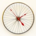 Recycled Bike Wheel Clock