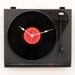 Recycled Turntable Clock