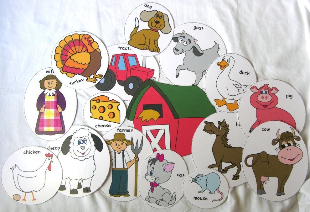 Old MacDonald Had a Farm Flannel and Magnetic Story