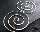40% OFF with coupon code (2013SALE40) - 2 Inch Sterling Spiral Earrings
