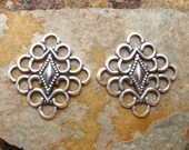 Trinity Brass Diana Connectors - Chandeliers - 4 Antique Silver - LOW SHIPPING