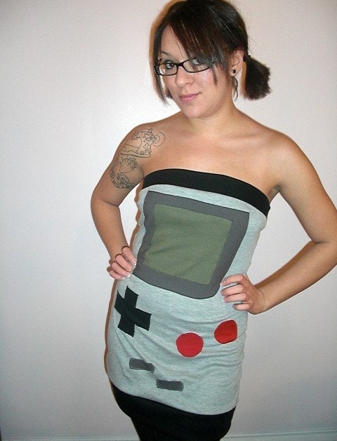 Nintendo game boy tube dress