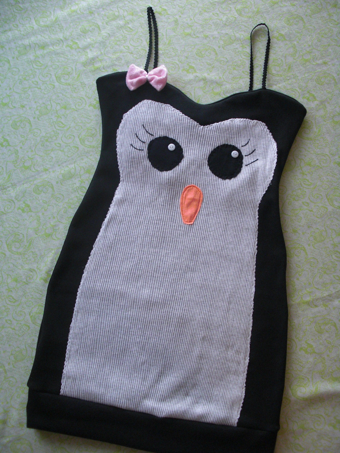 miss penguin tank dress