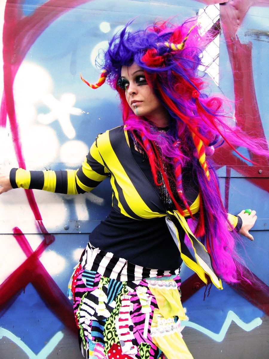 Where The Wild Things Roam, Bright Muppet Horn WIG, YOUR COLOR COMBO, by Hair Nurse Lana Guerra aoa