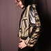 RESERVED Deposit for lubasf Hip Steampunk Mens formal Stripe Coat brown, tan, and black. Dangerous Liaisons