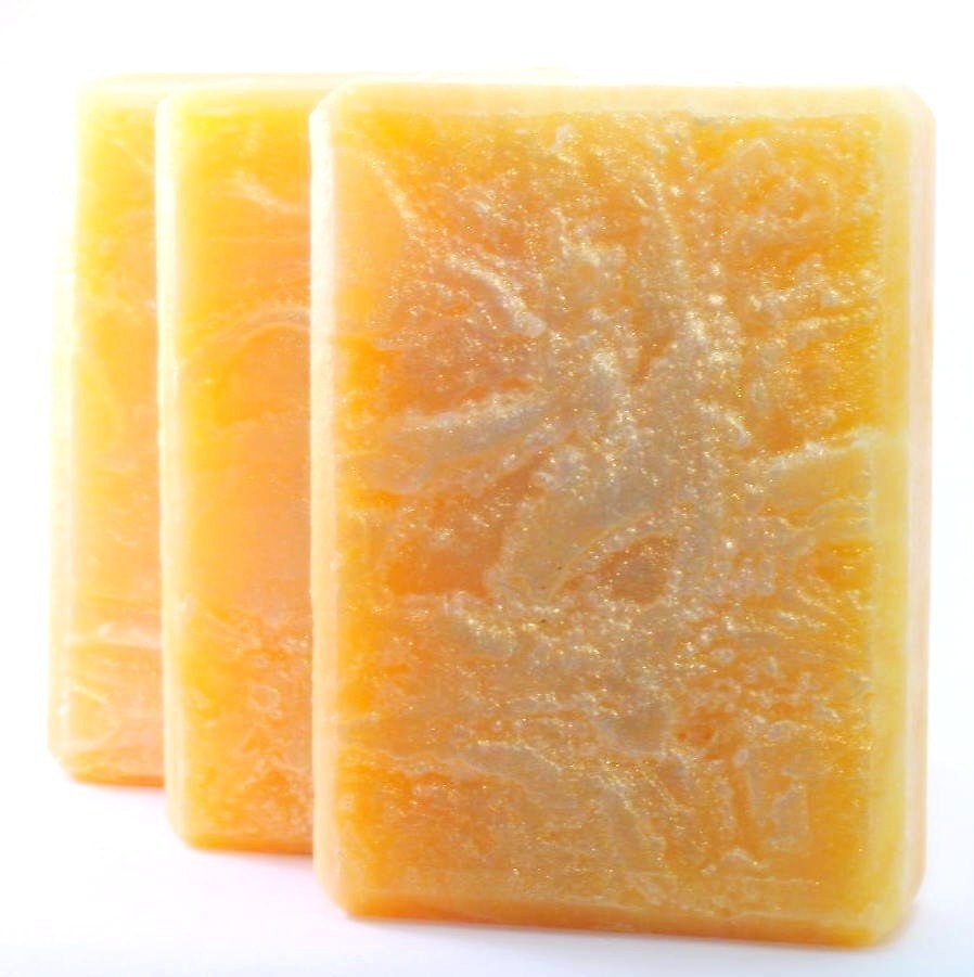 sweet georgia peach handmade cold process olive oil shea and cocoa butter soap