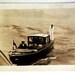 Vintage Postcard Real Photo, Sailor on a Boat Nautical Ephemera