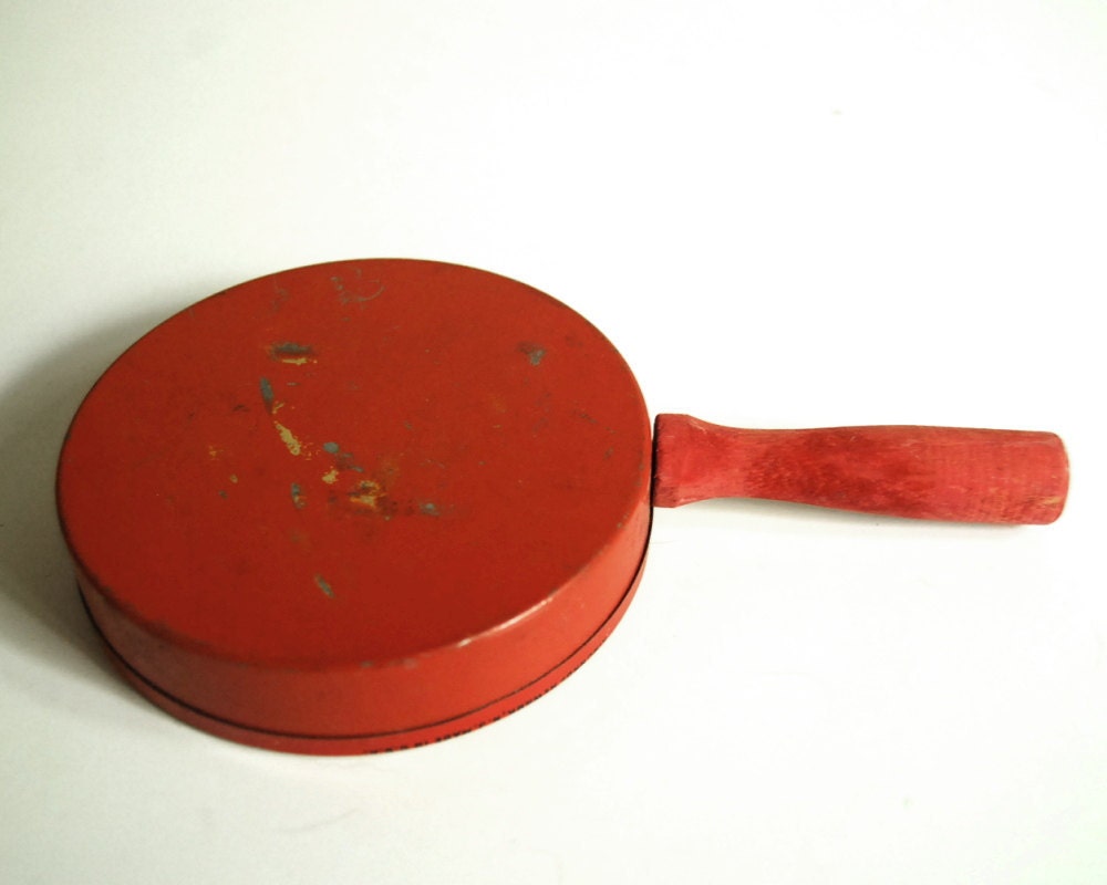 Vintage Noisemaker Kirchhof Tin Clown Toy, LIfe of the Party