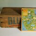 Vintage Postcard Florida Map 1930s-1940s Tichnor Card