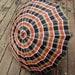 Vintage Umbrella Plaid with Lucite Handle