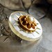 Vintage Button Brooch Star Baby Button Jewelry Eco Friendly Gold Metallic Pin