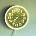 Vintage Sunbeam 1970s Wall Clock
