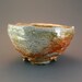 Bonsai Container, wood-fired stoneware with crawling shino glaze.