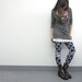 Luxe Collection Leggings - Navy Diamond Tie Dye