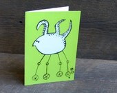Highway Tentacles  Blank greeting card
