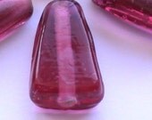 Pink Triangle Glass Beads 10mm DIY Jewelry Supplies Isosceles Geometric Necklace Bracelet Earrings Anklet DragonflyRidge