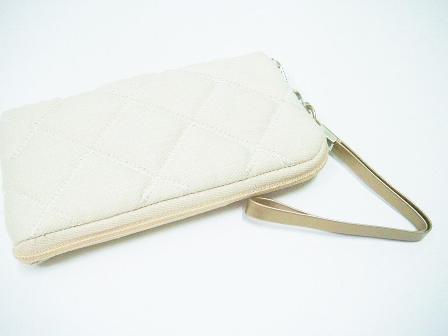 Yellowish luxury pouch