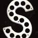 Vintage Wall Letter Vintage Letter Metal Highway Letter Letter S Alphabet Letter for Wall and Home Decor