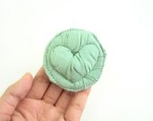 Moss Green Heart Brooch