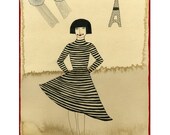 Art Print- Girl From Paris