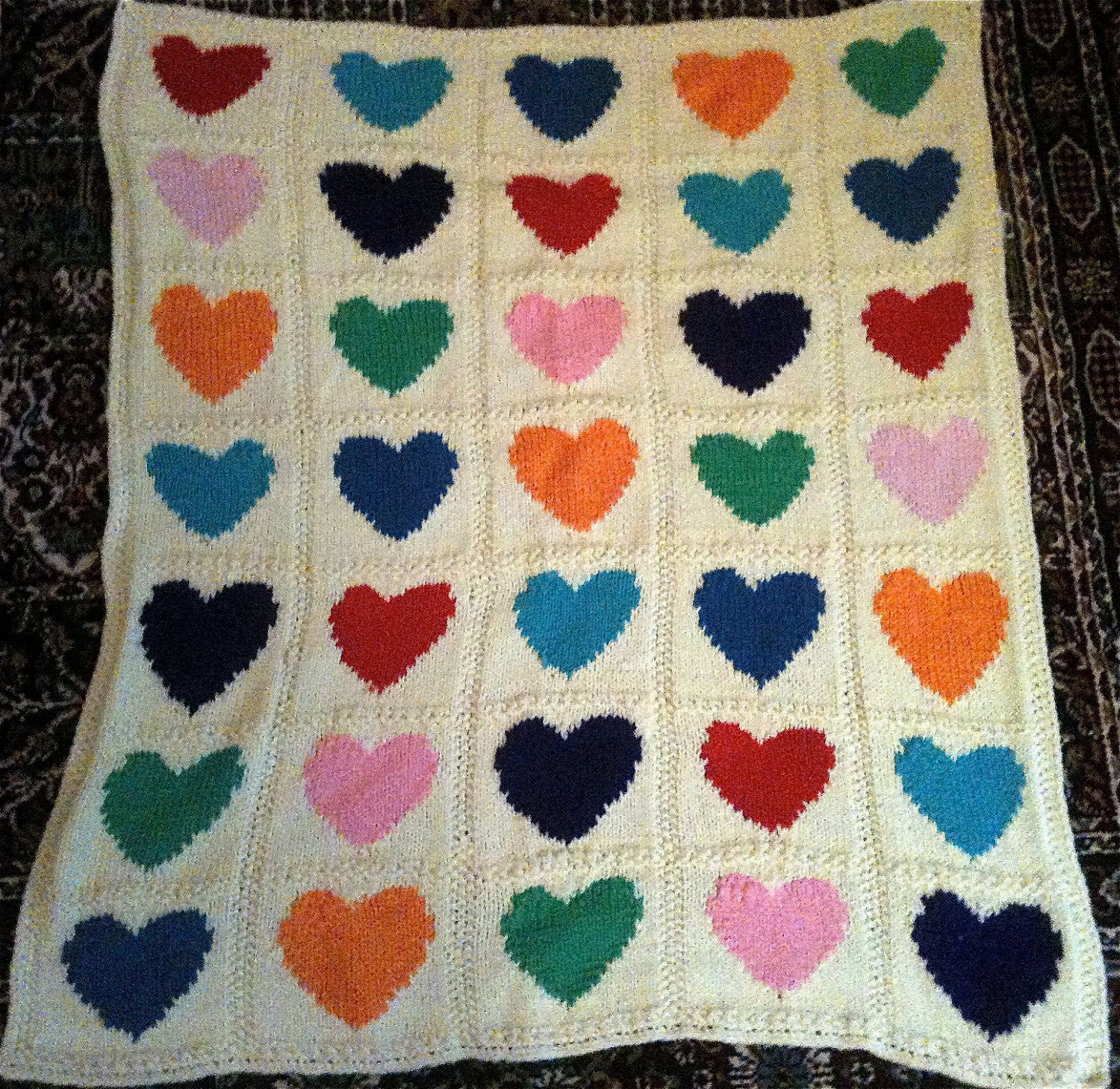 Baby Heart Afghan