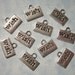 50 Wish Charms 10 x 13mm Inspirational Charms Wholesale Charms
