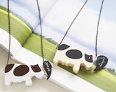 ANIMAL FARM necklace - Funny Cows