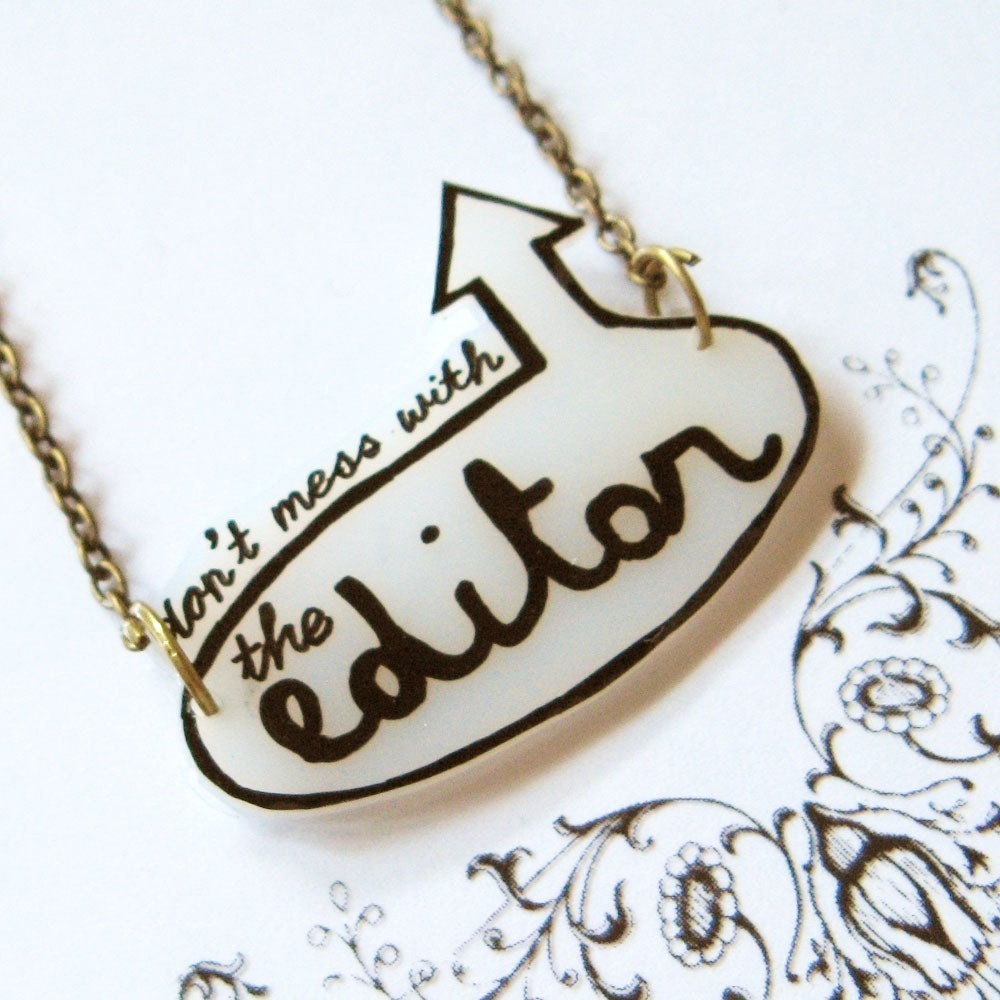 Do Not Mess with the EDITOR - Necklace