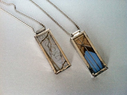 NYC Photo Pendant-Ultimate Brooklyn Bridge