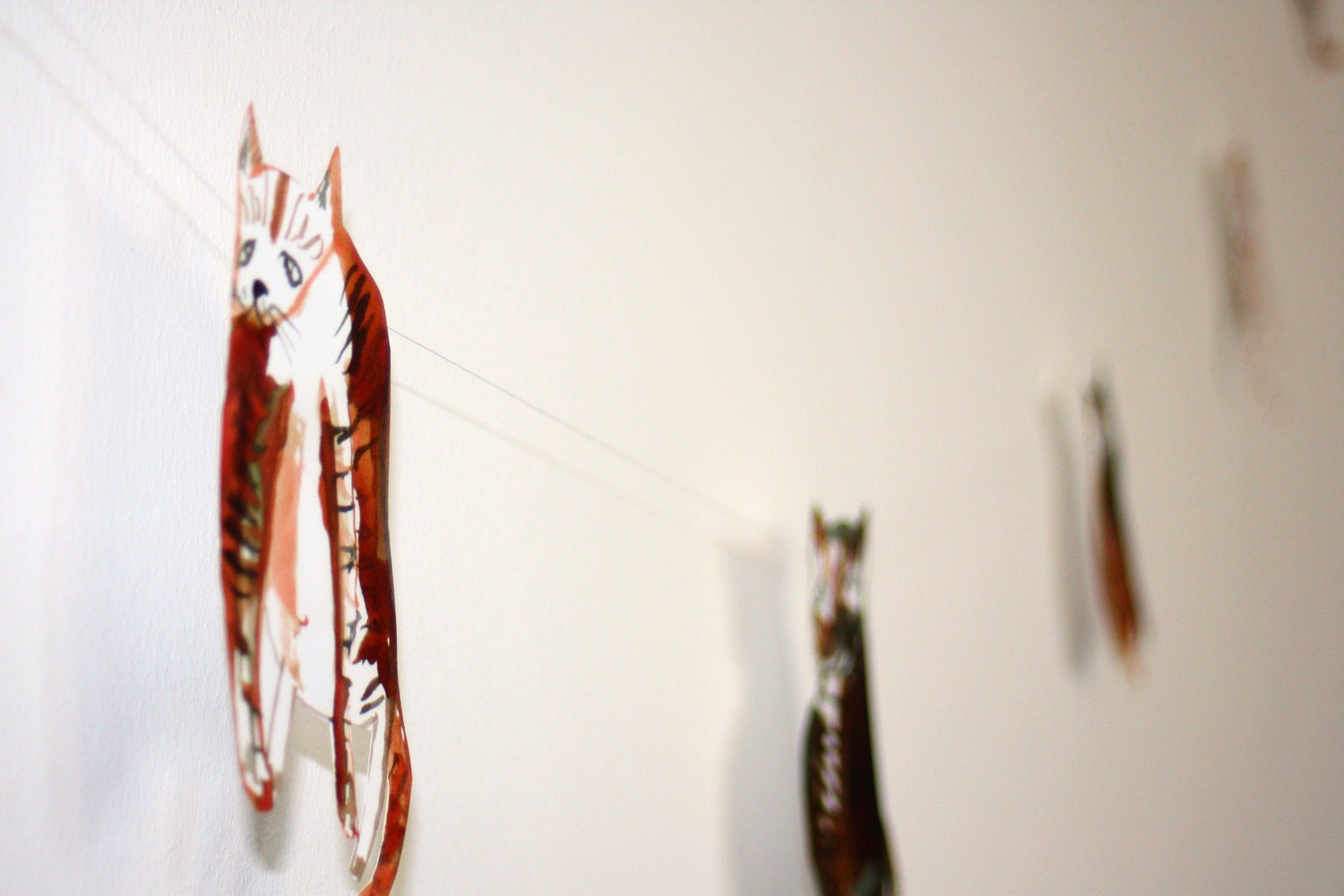 Illustrated Cat Garland