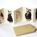 Concertina book / zine - Five Curious Cats
