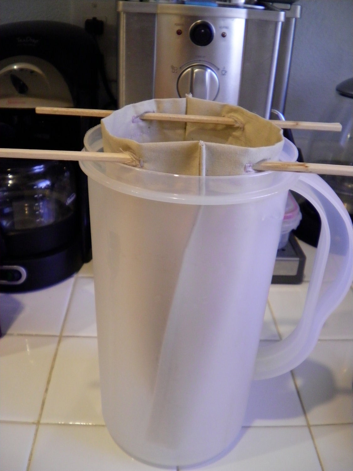Reusable Cold Brewed Coffee Filter, Cold Press Coffee Maker, Coffee Concentrate Maker, Low Acid Coffee