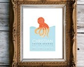 inky - birth announcement