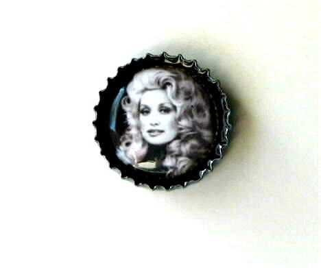 DOLLY PARTON Bottlecap Jewelry by bottlehead on Etsy