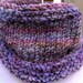 Cowl Neckwarmer hand knit cowl Petal Glitz Ready to Ship