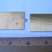 10 Raw Brass Dog Tags With Loop, 29mm x 43mm